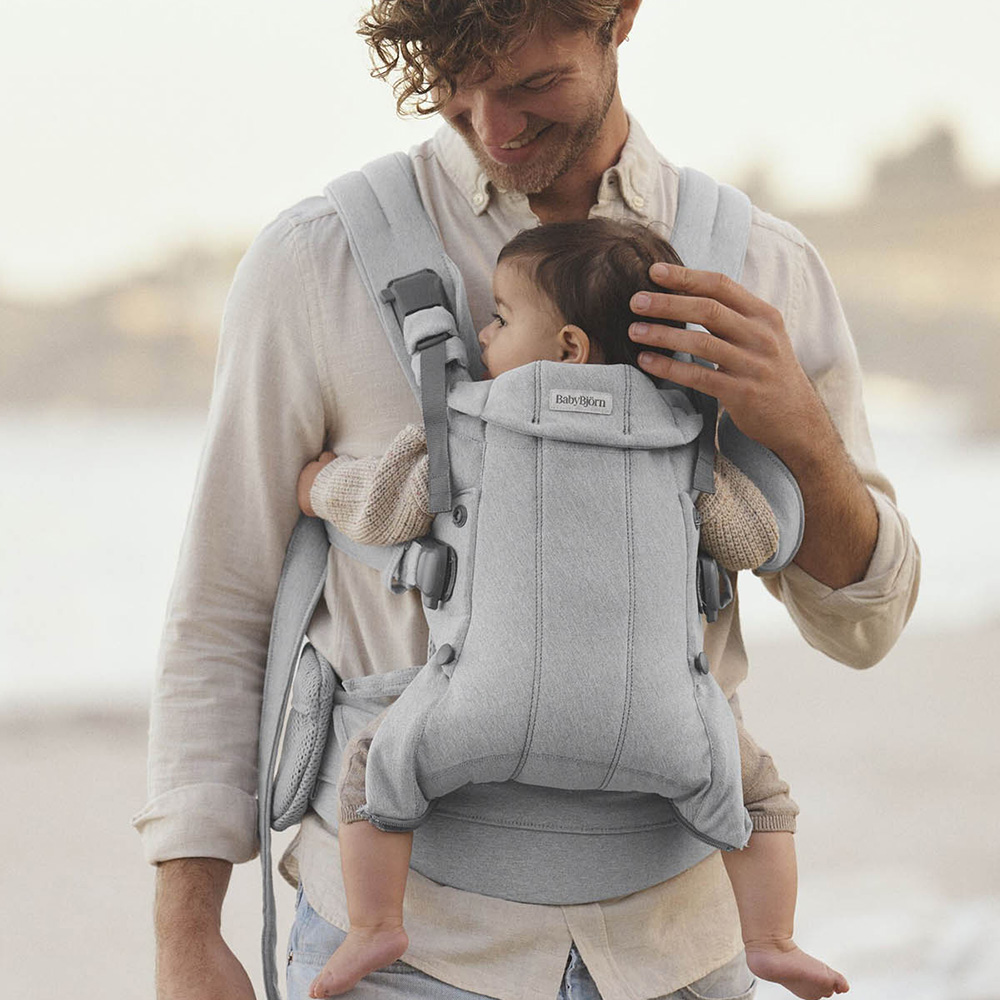 BabyBjörn bæresele Harmony Woven Lysgrå
