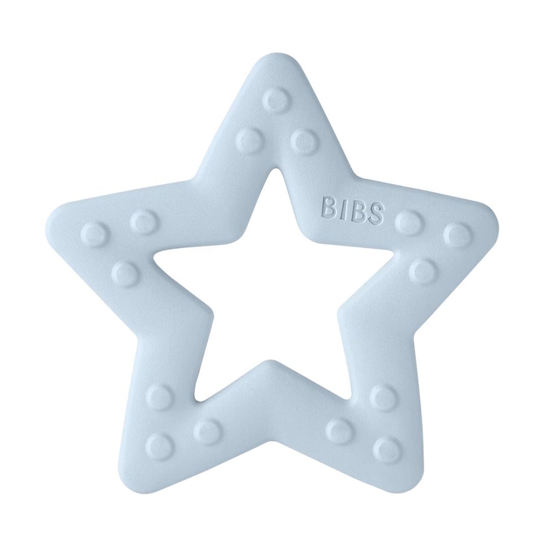 BIBS Star Baby Blue bitering