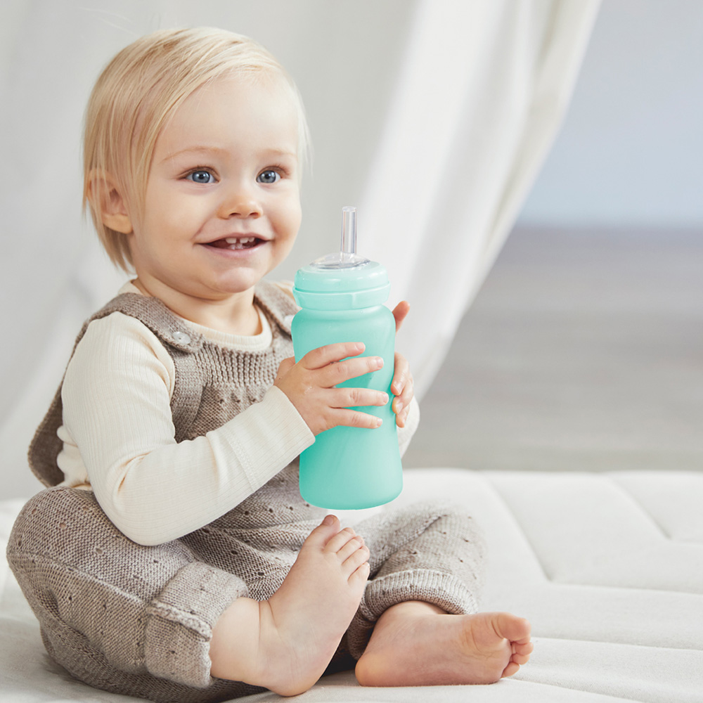 Everyday Baby tåteflaske Sunn + 150 ml - Mintgrønn