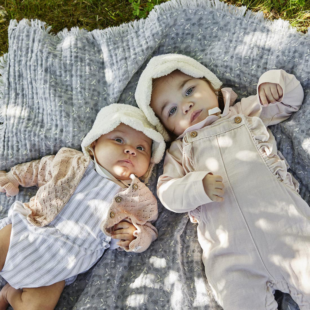 Elodie Baby Hat White Bouclé 0-3 m