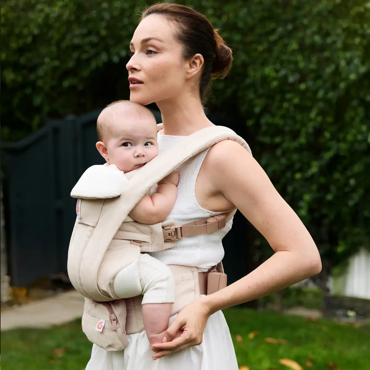 Ergobaby Omni Deluxe Cotton Bæresele -  Linen Natural