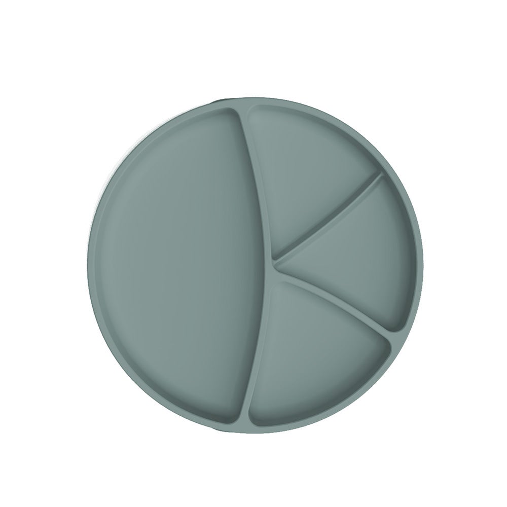 Everyday Baby Silikonplate med sugekopp Harmony Green