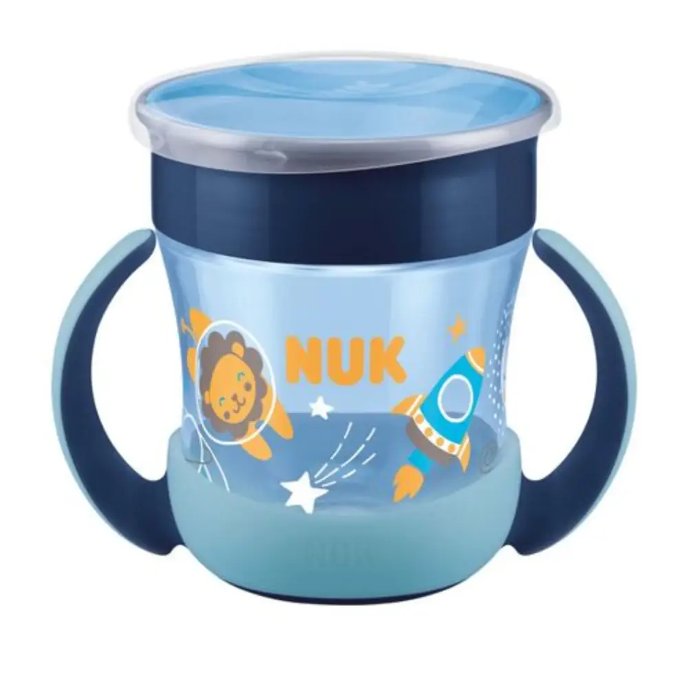 NUK Evolution Mini Magic Krus - Blå 6 mdr.