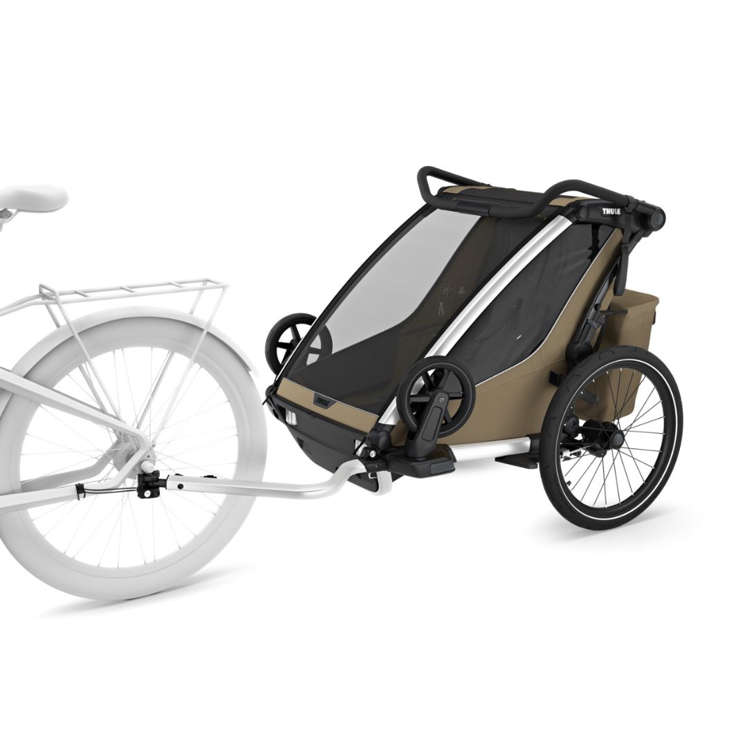 Thule Chariot Cross 2 Khaki dobbel sykkeltilhenger