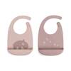 Done by Deer Bib silikon 2-pakning Ozzo Powder