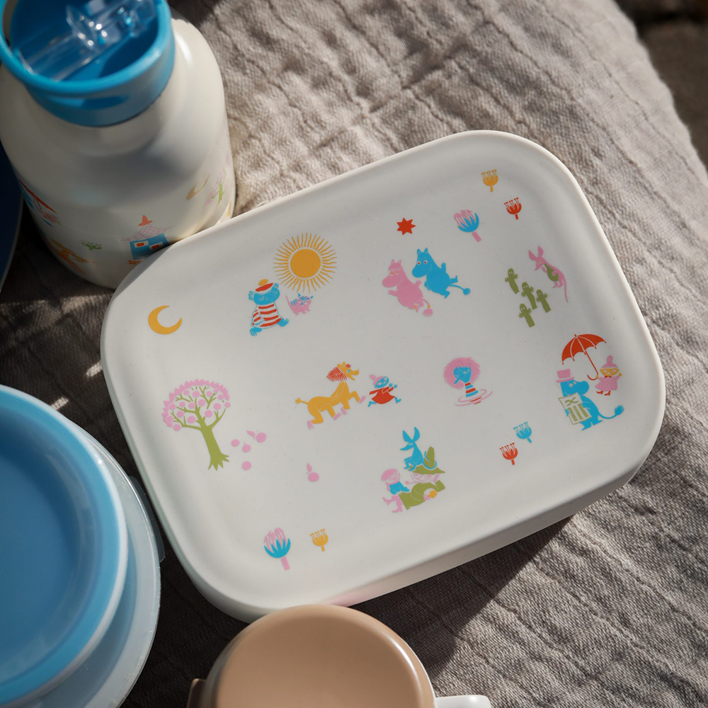 Rätt Start Moomin 80, tinn matboks, beige