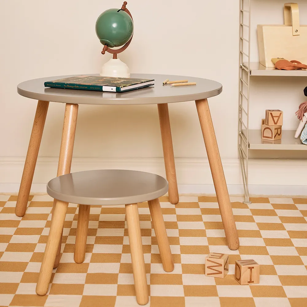 Kids Concept Bord og krakker lysebrunt