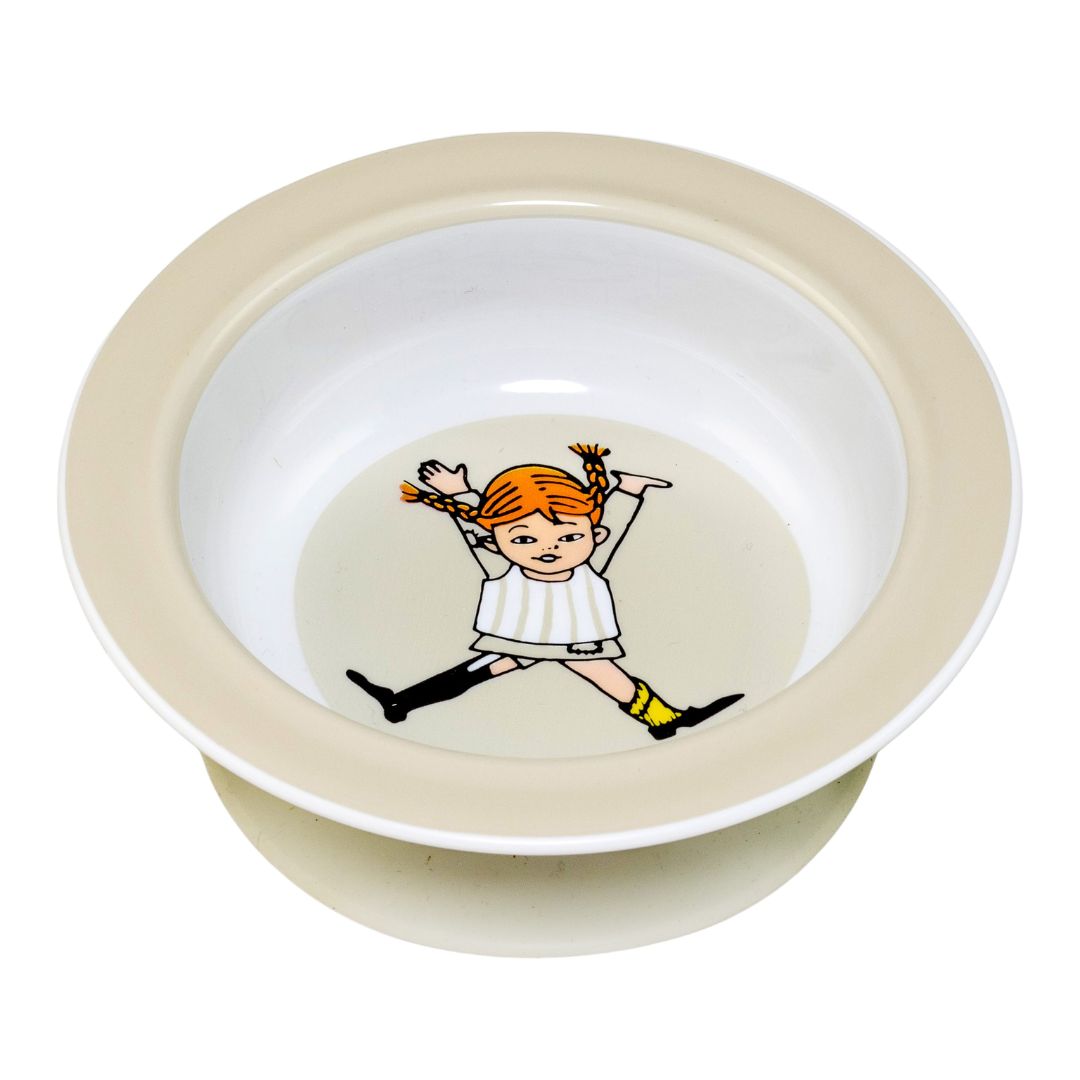 Rätt Start Pippi Cirkus Sugekoppplate beige