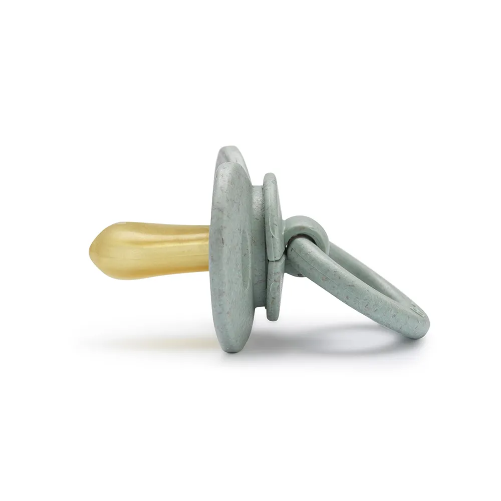 Elodie Bamboo smokk for nyfødte Mineral Green - Naturgummi
