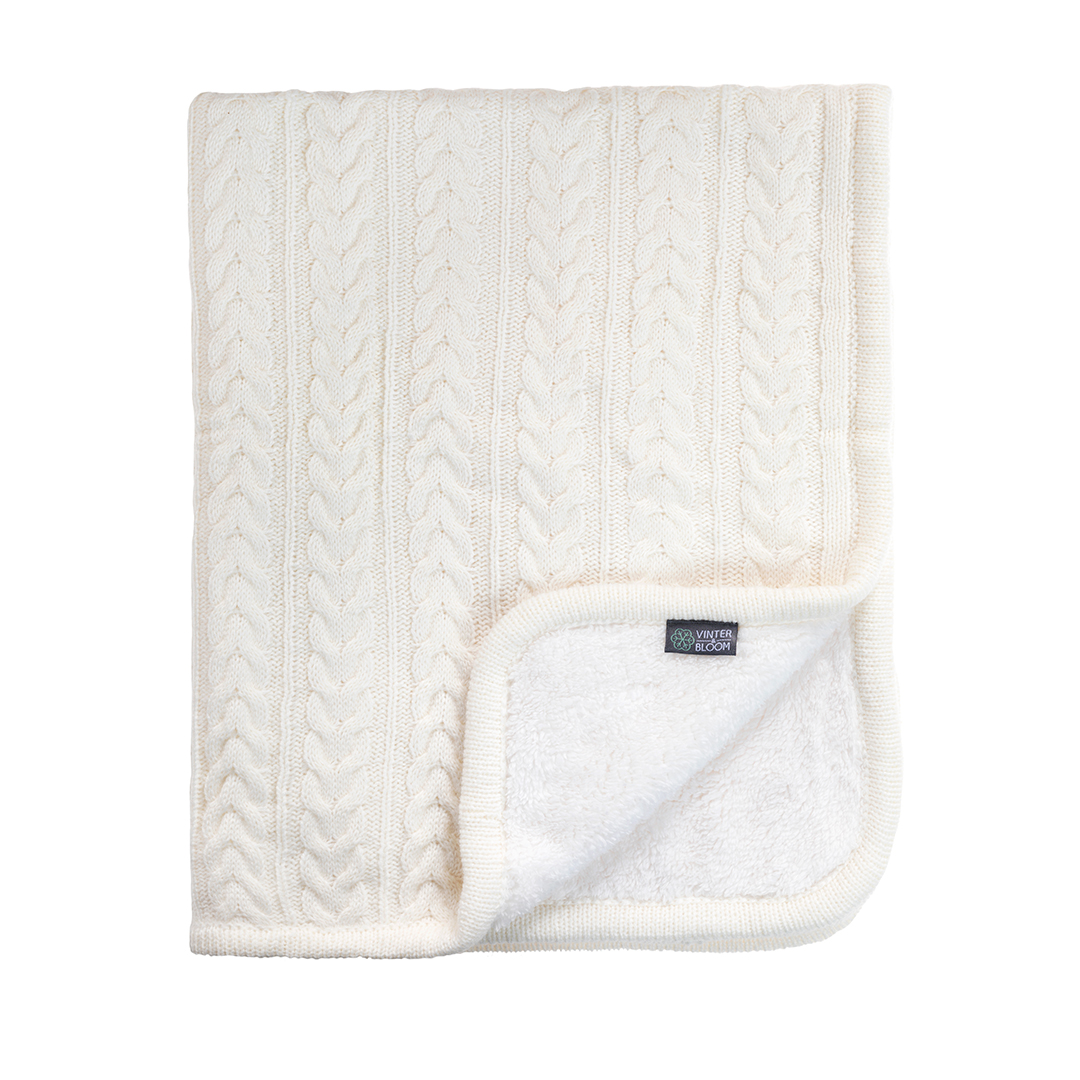Vinter & Bloom Kosepledd for baby Elfenben