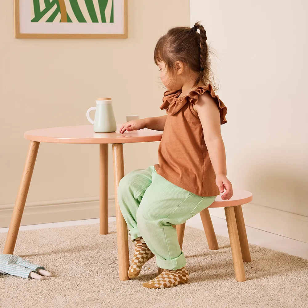 Kids Concept Bord og krakker aprikos