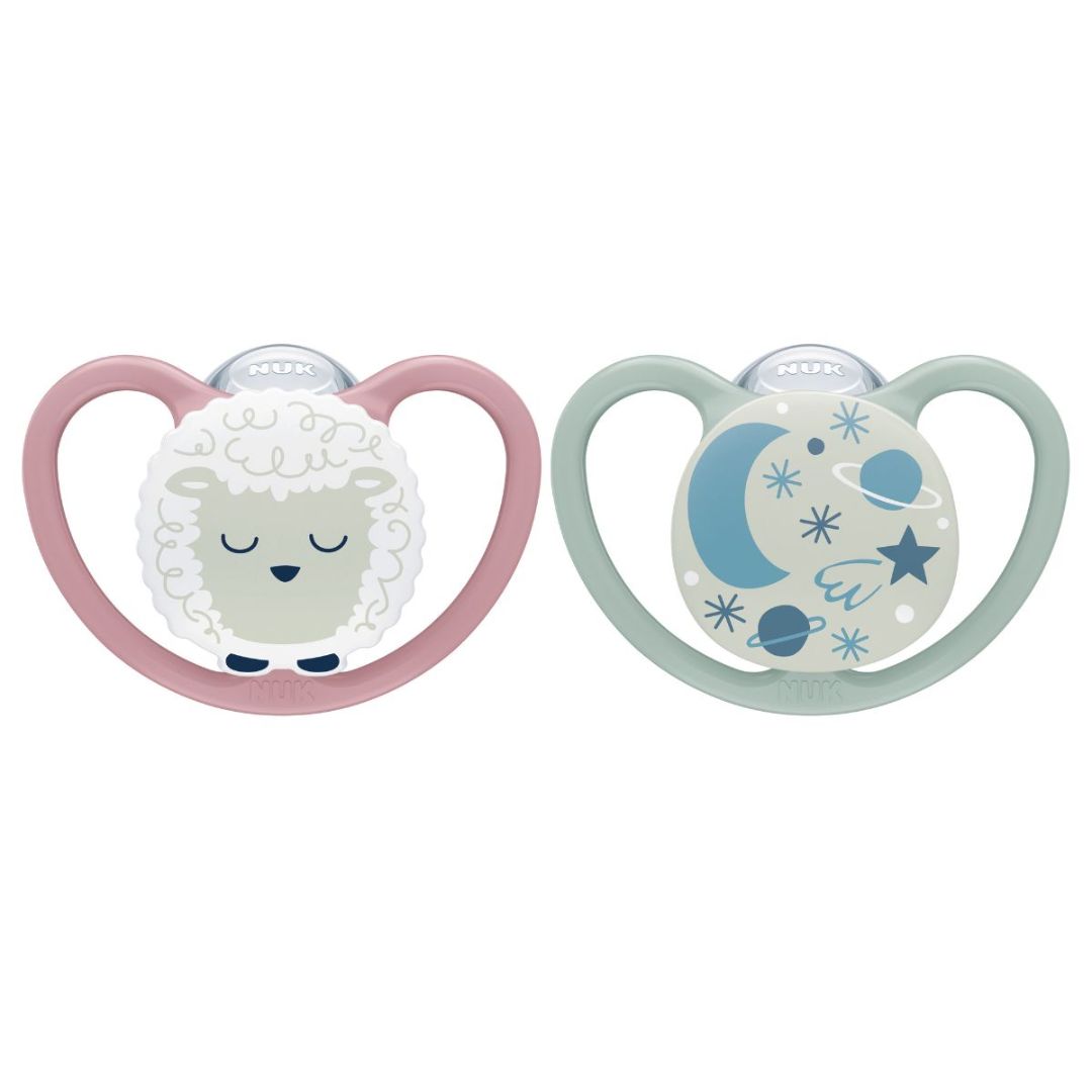 NUK smokk 0-6m Space Night & Day Sheep