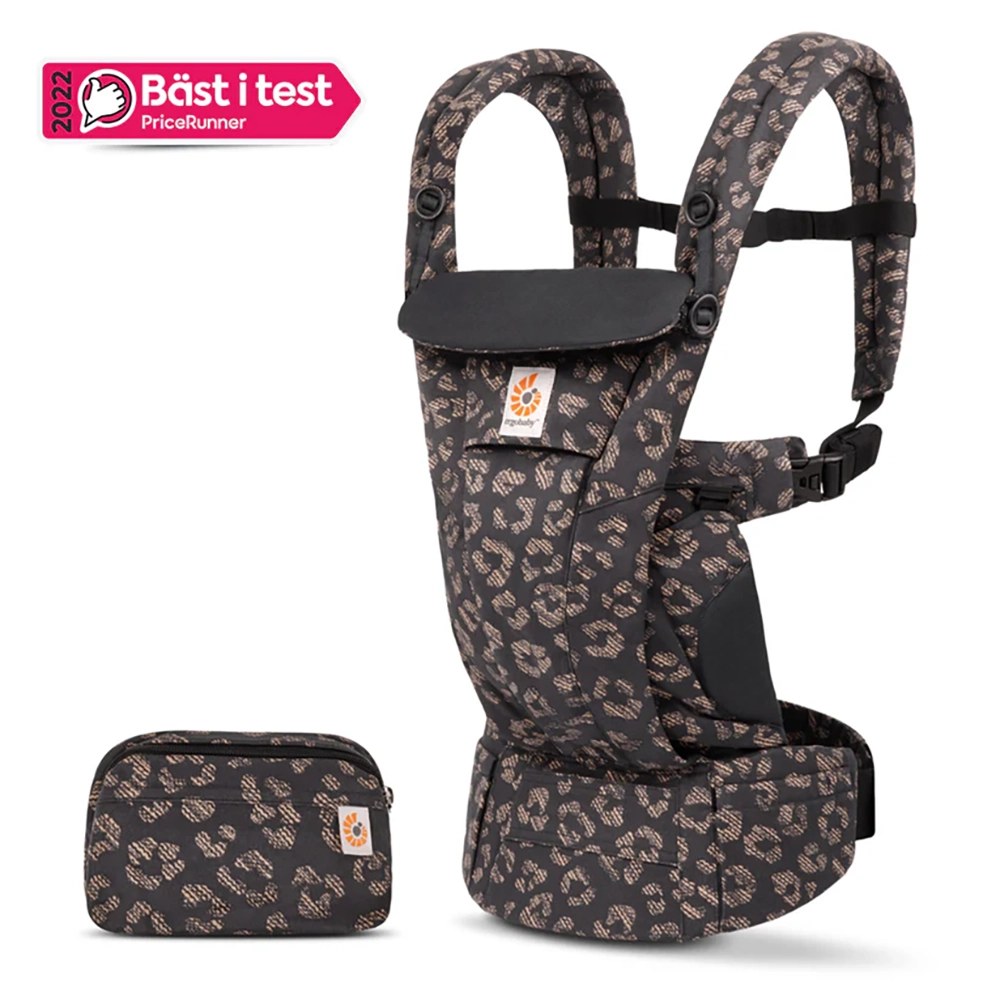 Ergobaby Omni Dream Bæresele - Svart Leopard