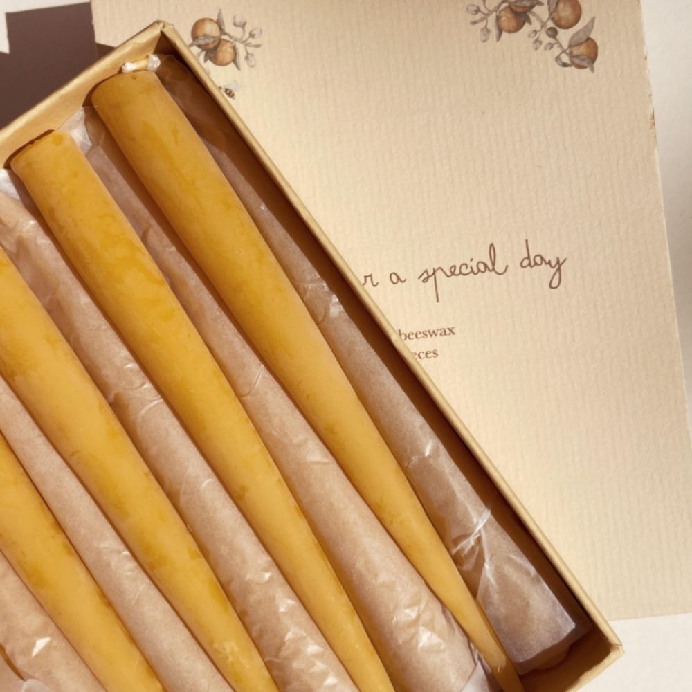 Konges Sløjd 20 Pack Birthday Train Candles Nature