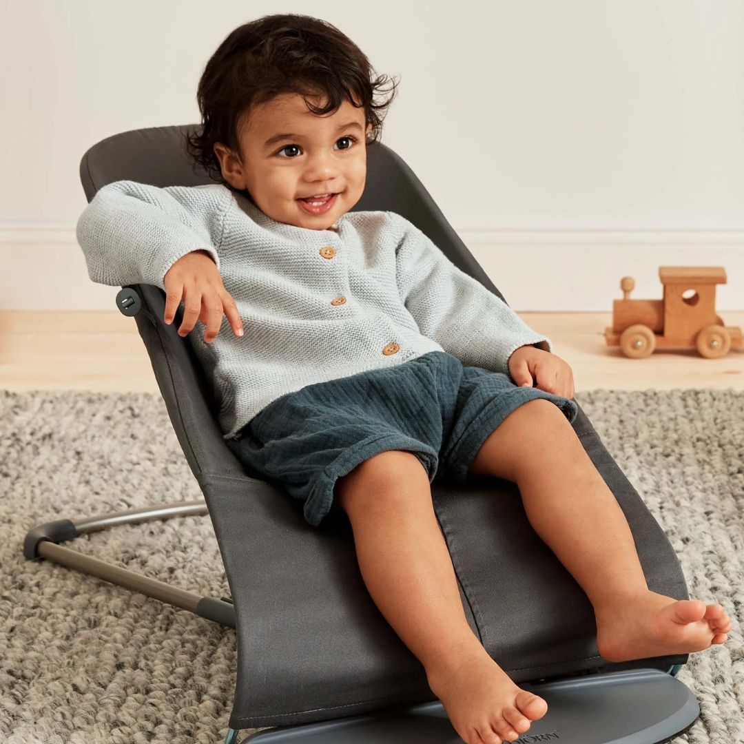 BabyBjörn Bliss Babysitter Classic Quilt Anthracite