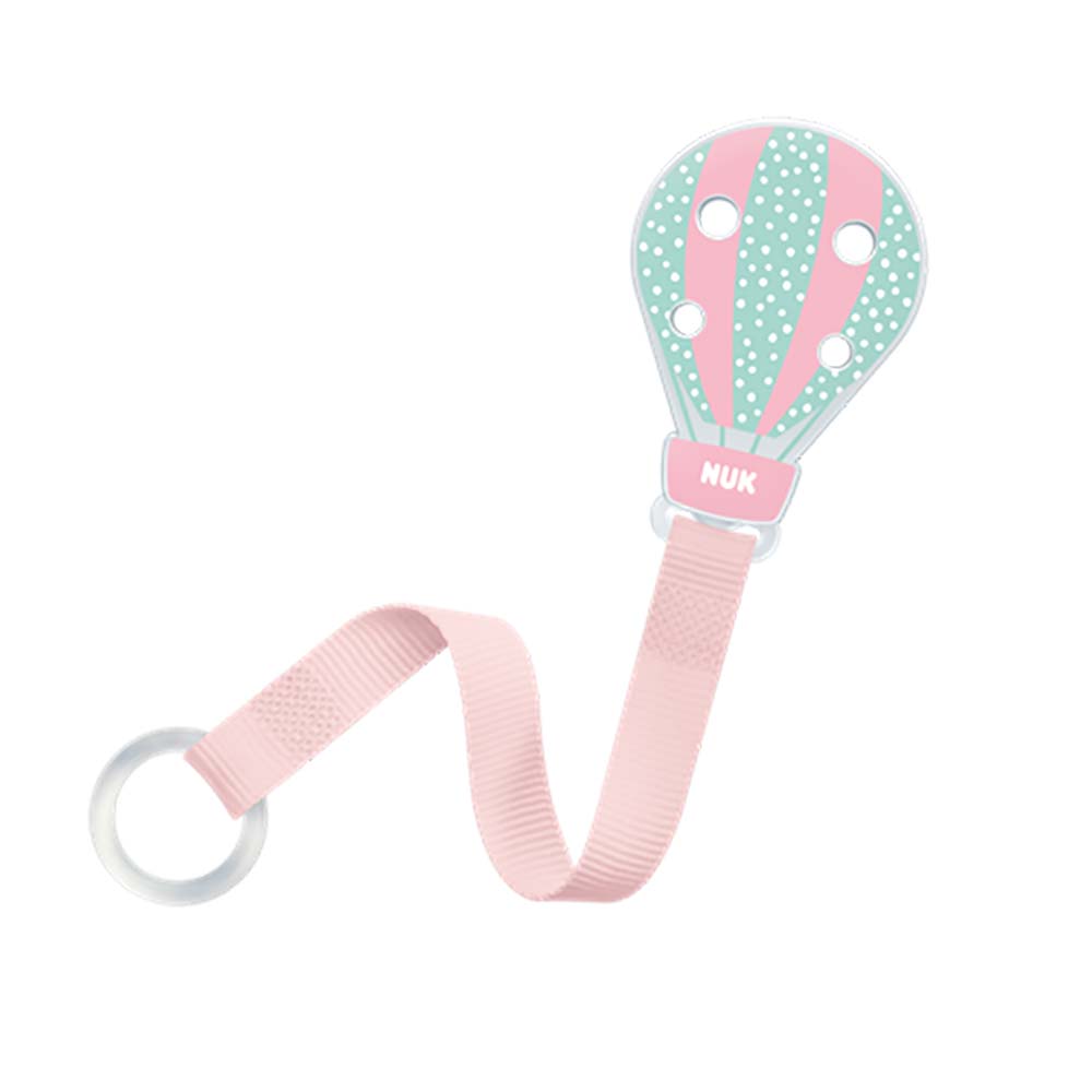 NUK smokkekjede Rosa ballong