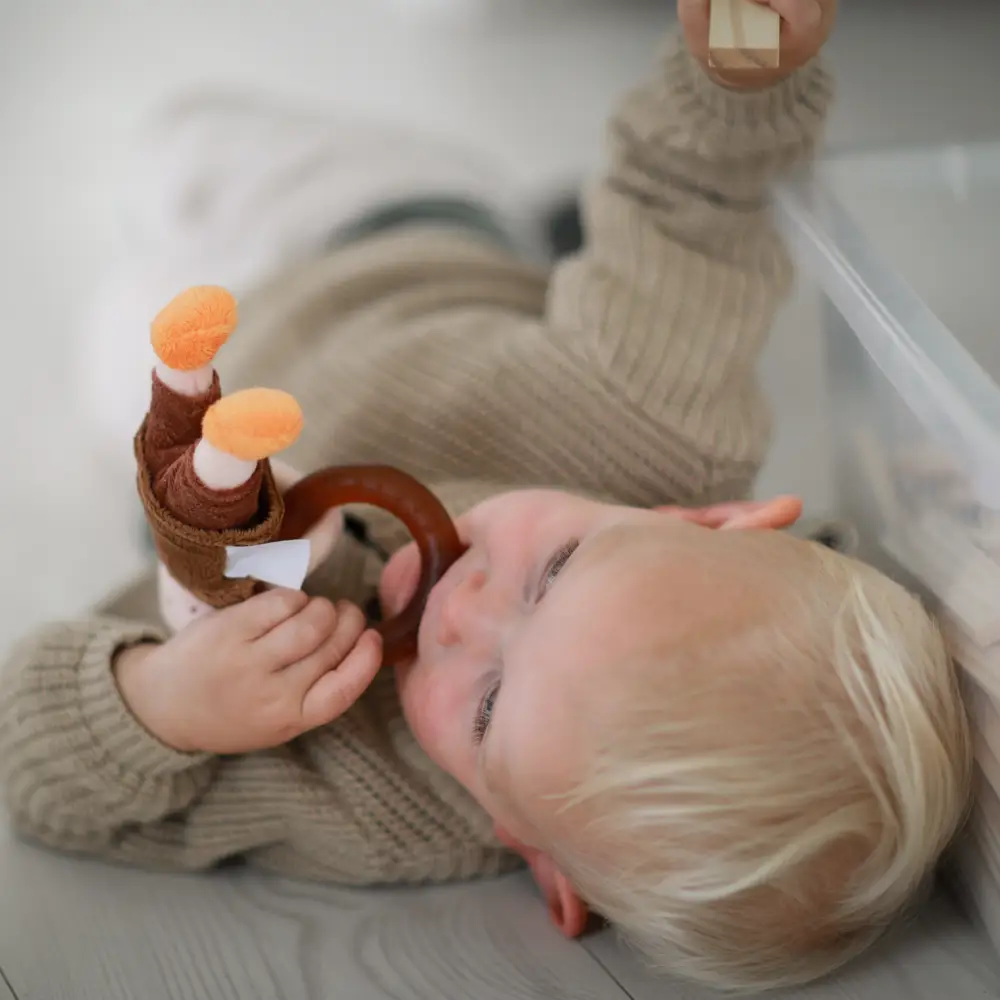Rätt start Alfons Åberg Bitelek med naturgummi-ring