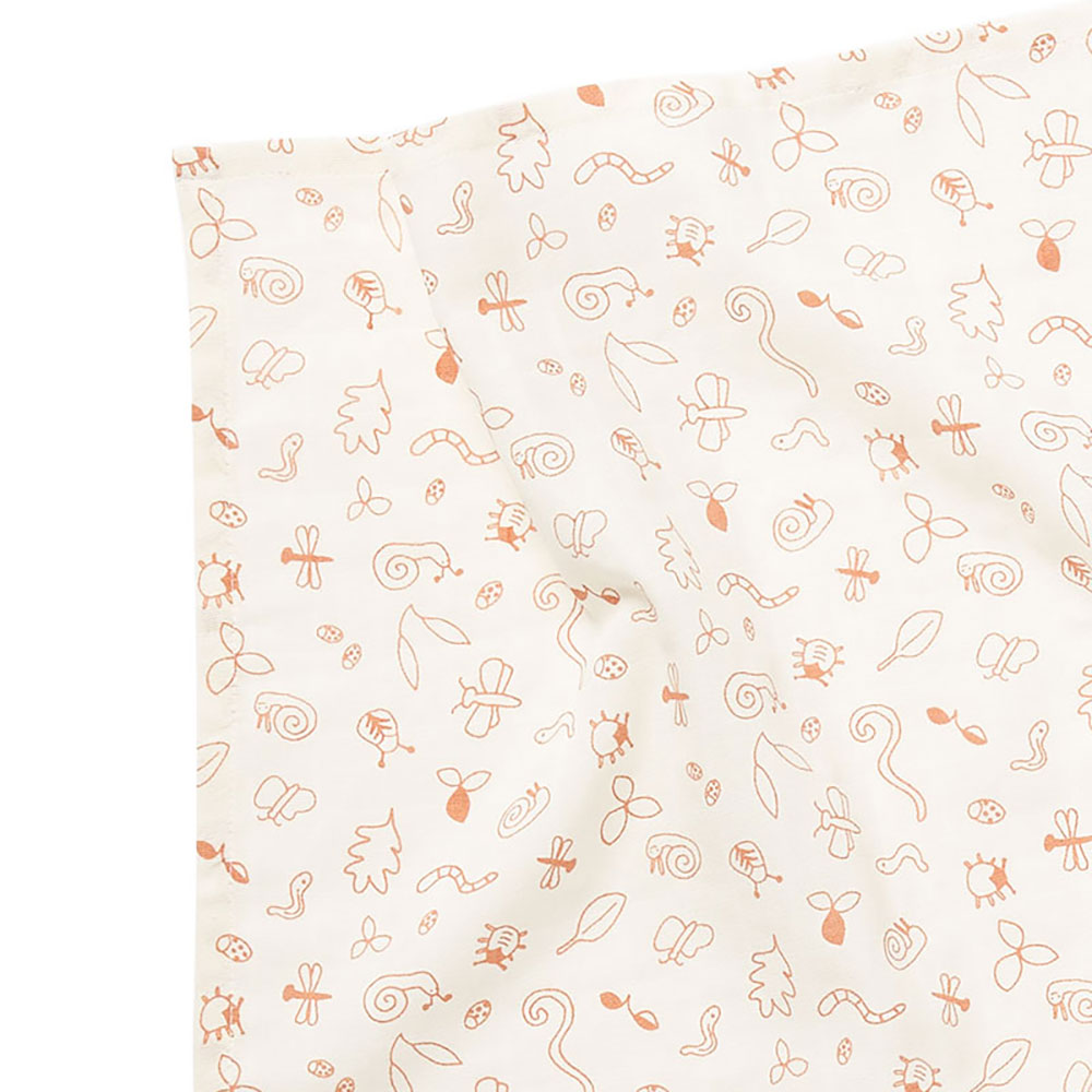 Kids Concept Muslin-teppe babyrosa mix