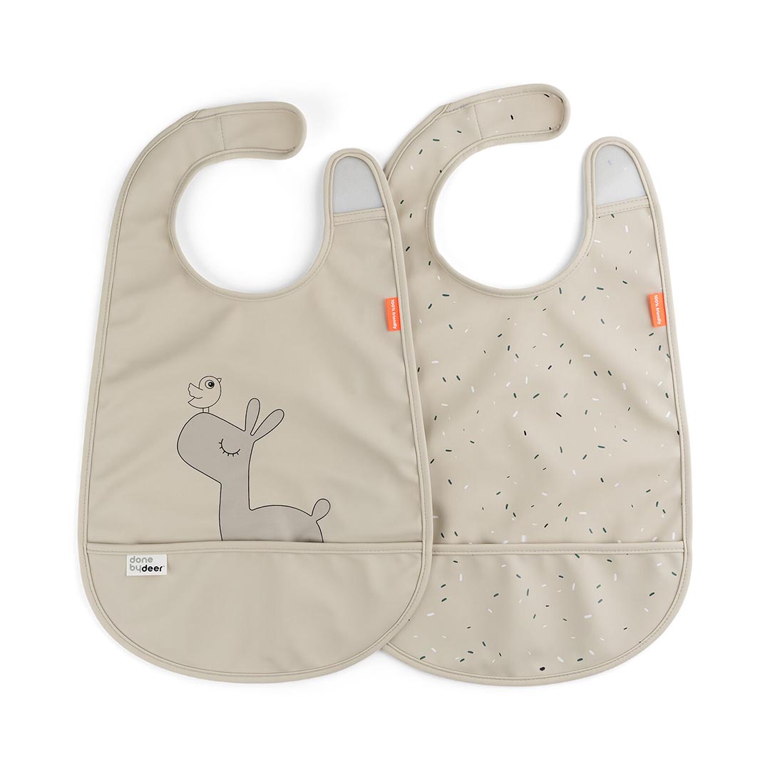 Done by Deer bib 2-pakning Lalee Sand
