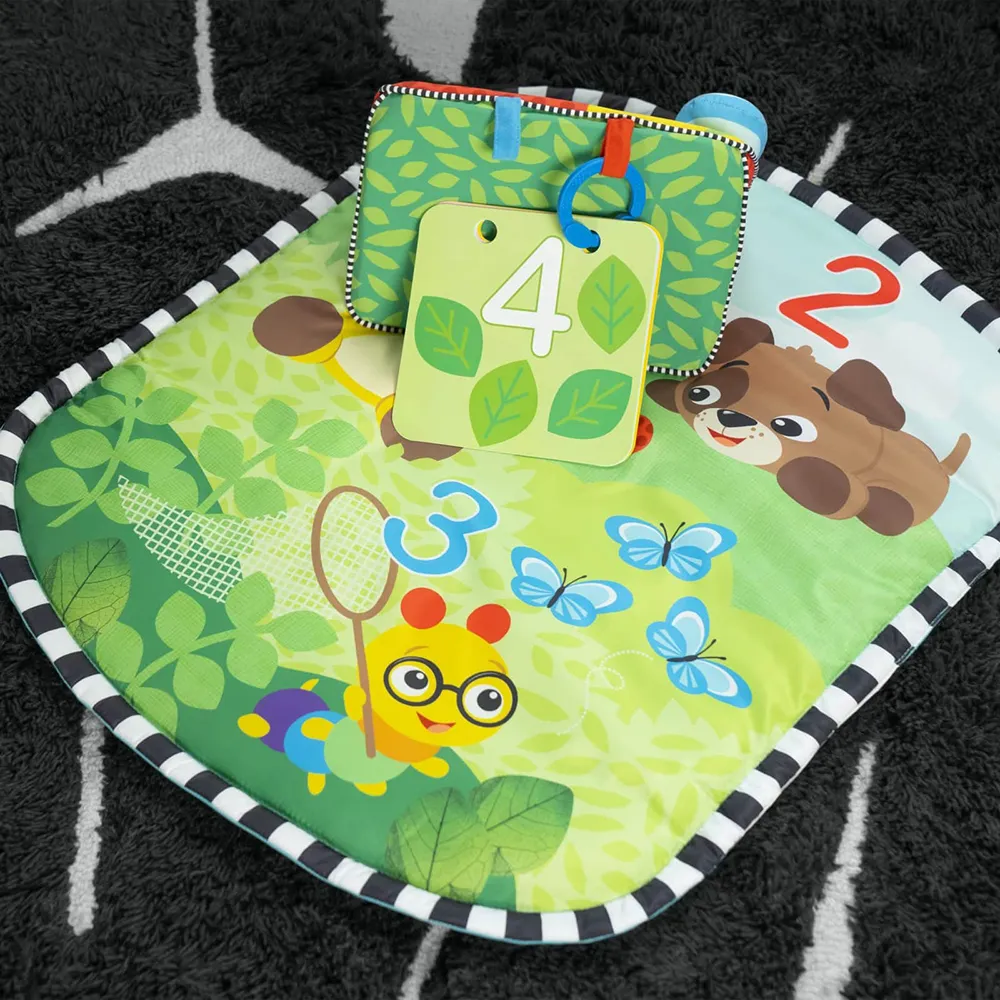 Baby Einstein Discovery Garden Tummy Time-matte og speil