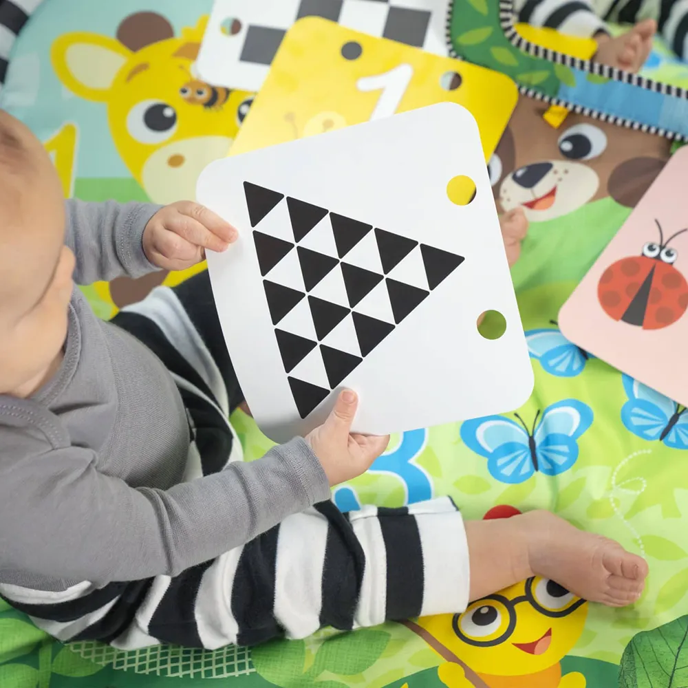 Baby Einstein Discovery Garden Tummy Time-matte og speil
