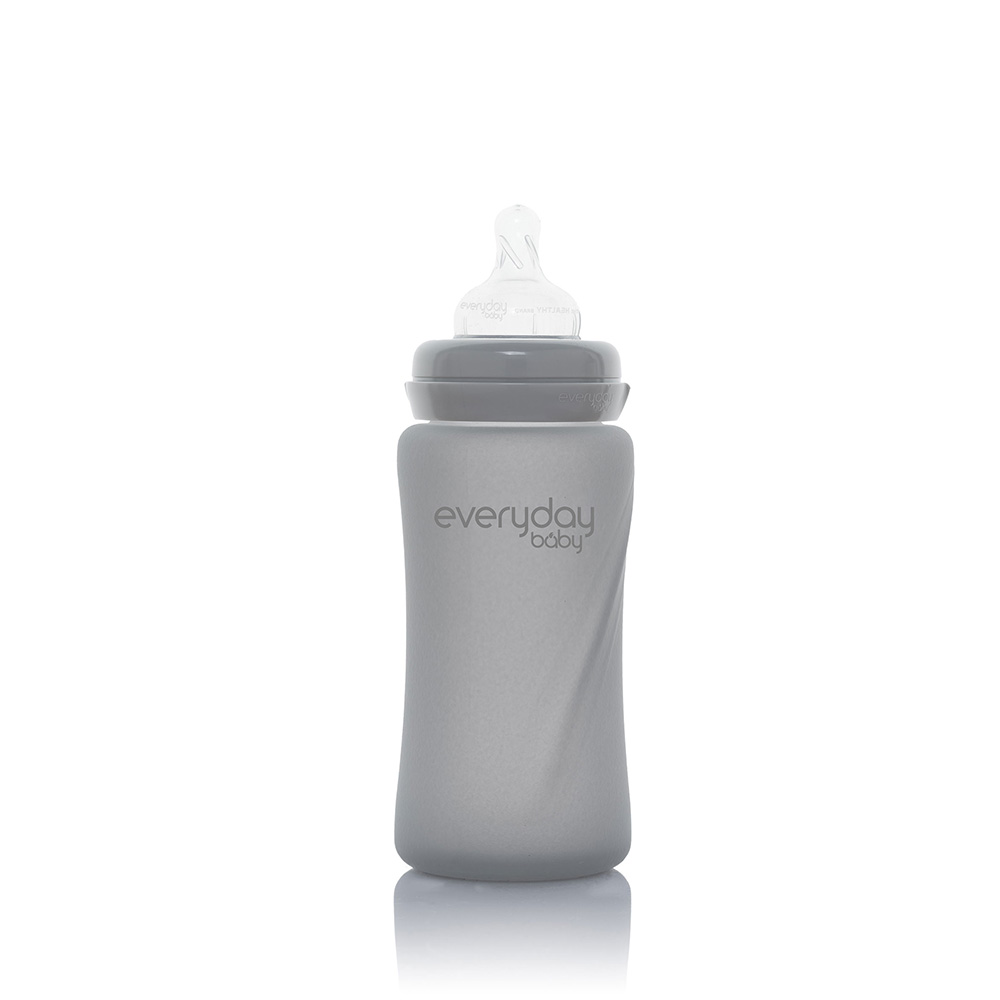Everyday Baby tåteflaske Healthy + 240 ml - Quiet Gray