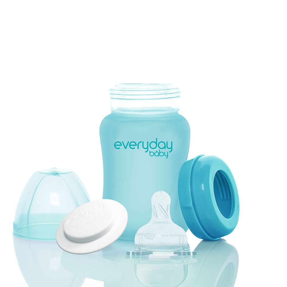 Everyday baby varmefølende tåteflaske - 150ml turkis