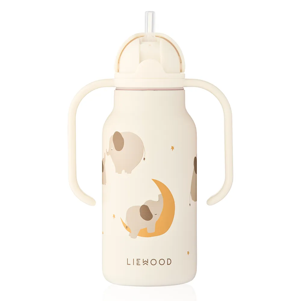 Liewood Kimmie vannflaske 250 ml Elephant / Creme de la creme