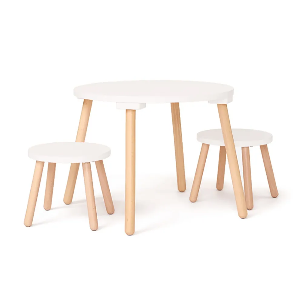 Kids Concept Bord og krakker hvit