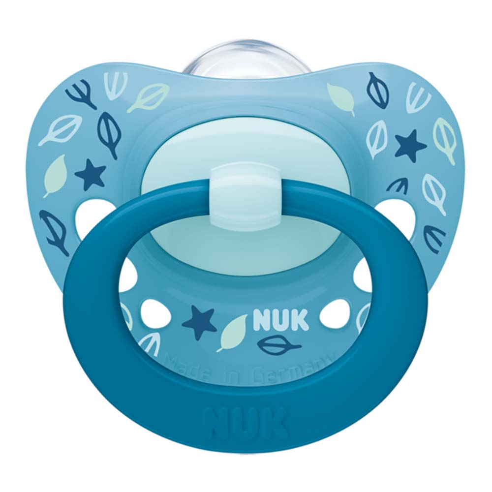 NUK smokk 6-18 m Signature Blue/Mørkeblå