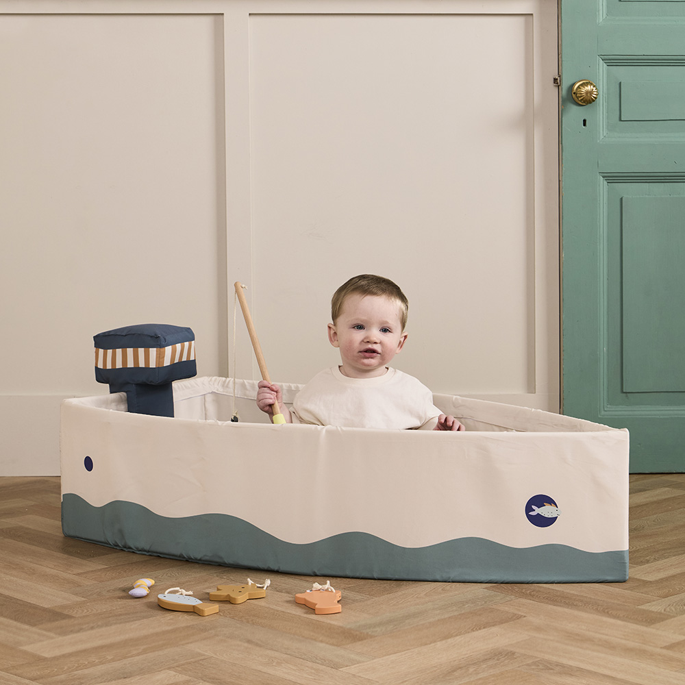 Kids Concept Båt med fiskesett KID'S HUB