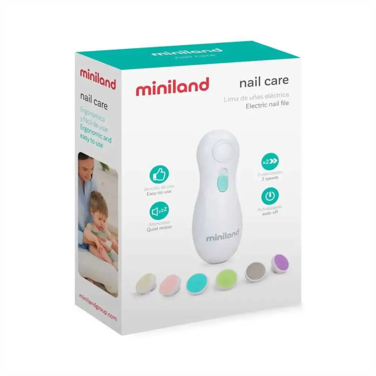 Miniland-neglfil for barn/voksne