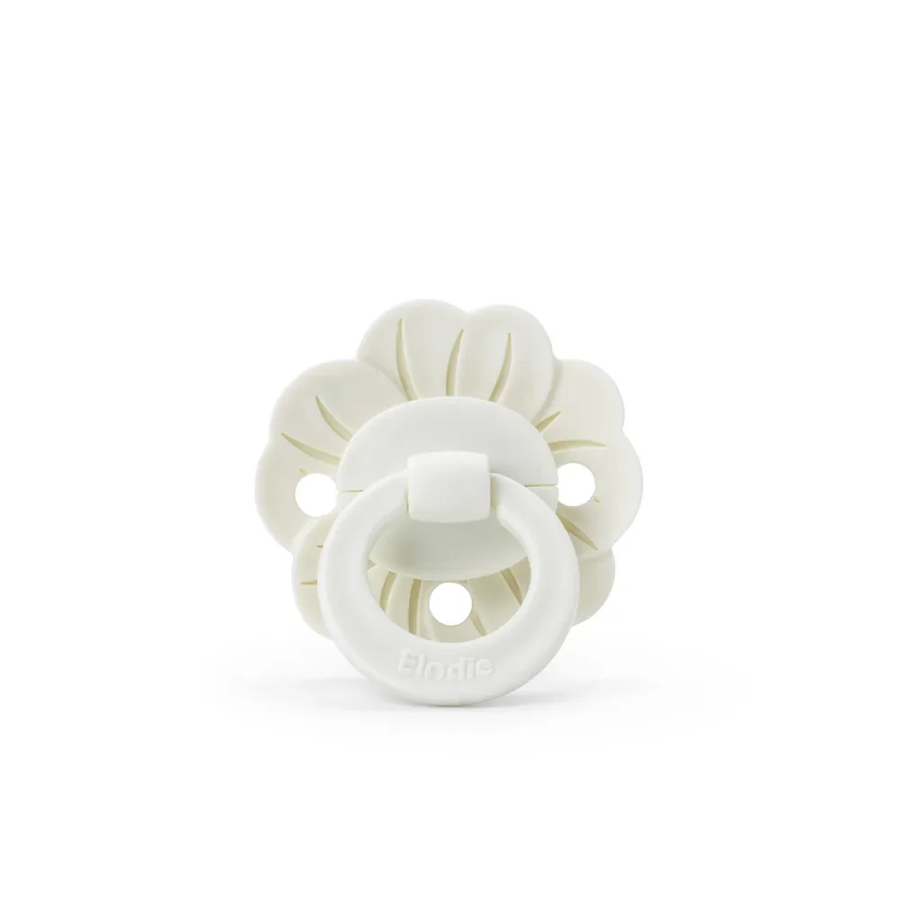 Elodie Details Binky Bloom Newborn 0-6m Vanilla White