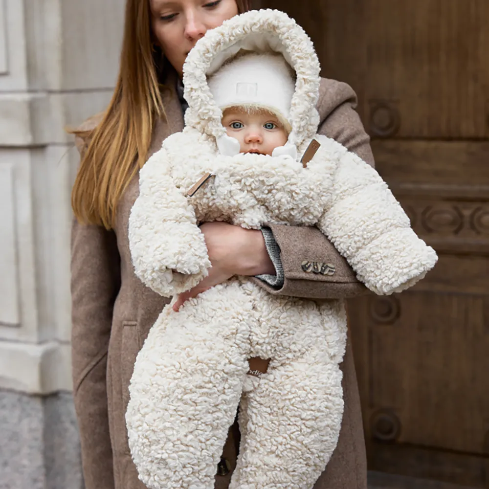 Elodie Baby Overall Soft Sherpa 0-6m