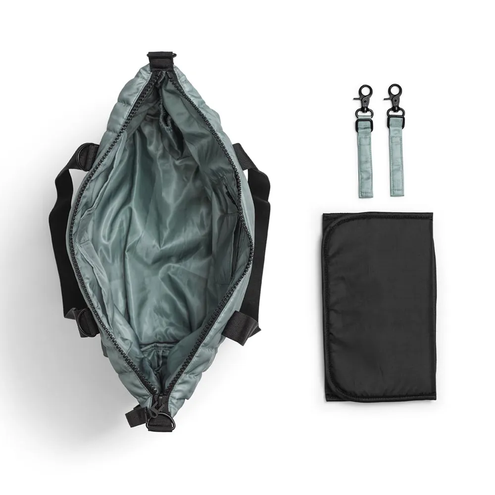 Elodie stelleveske Quilted Pebble Green