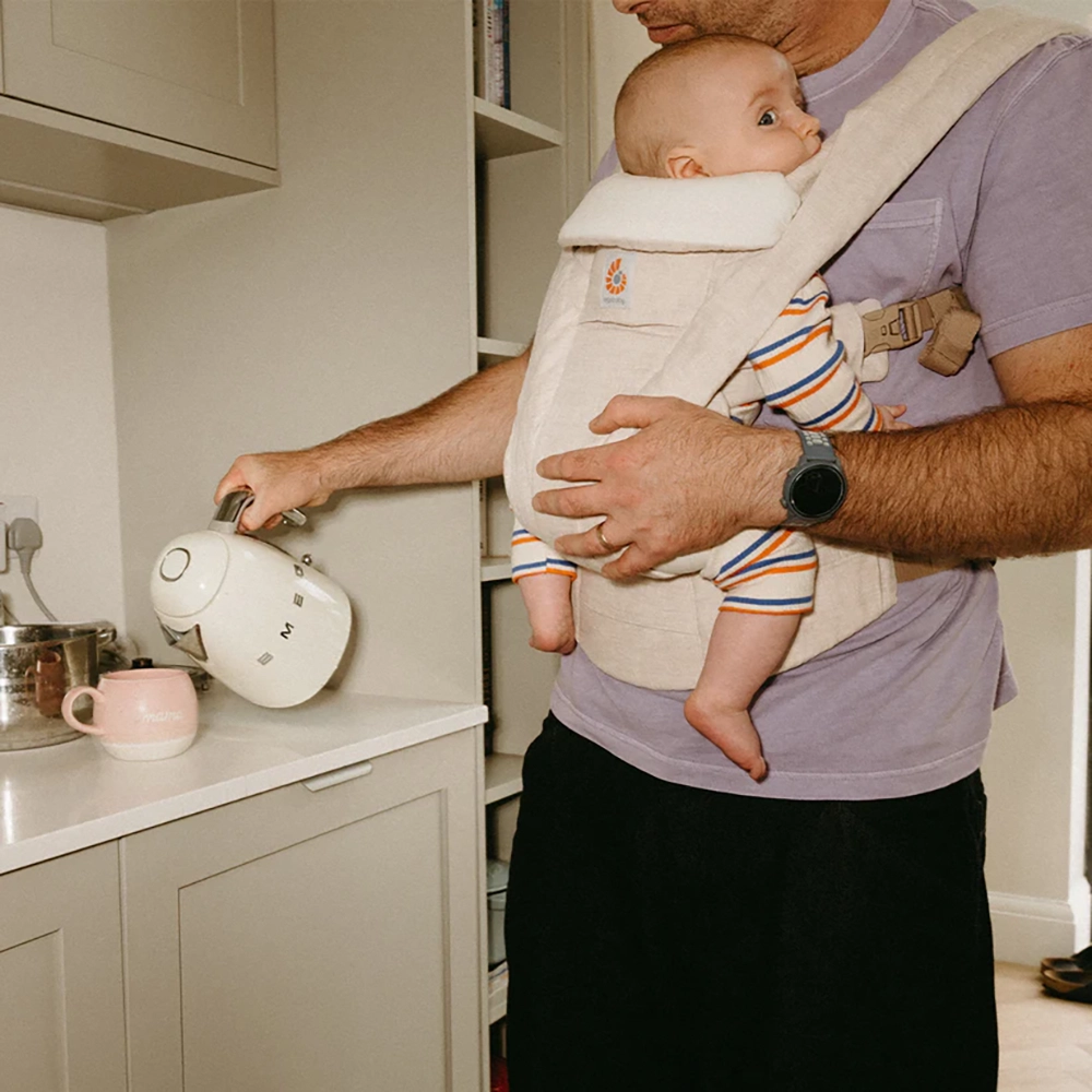 Ergobaby Omni Deluxe Cotton Bæresele -  Linen Natural