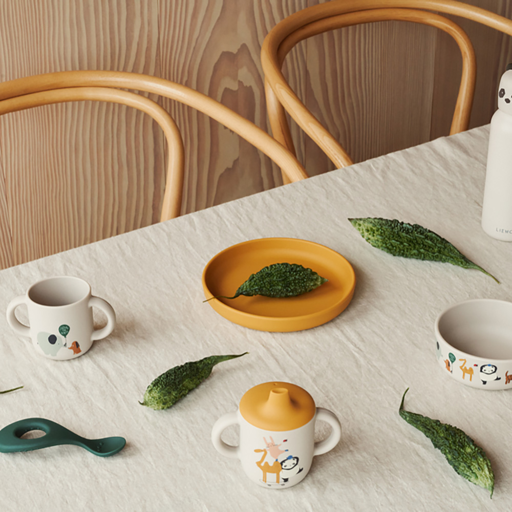 Liewood Vivi Printed Servisesett Verden Rundt