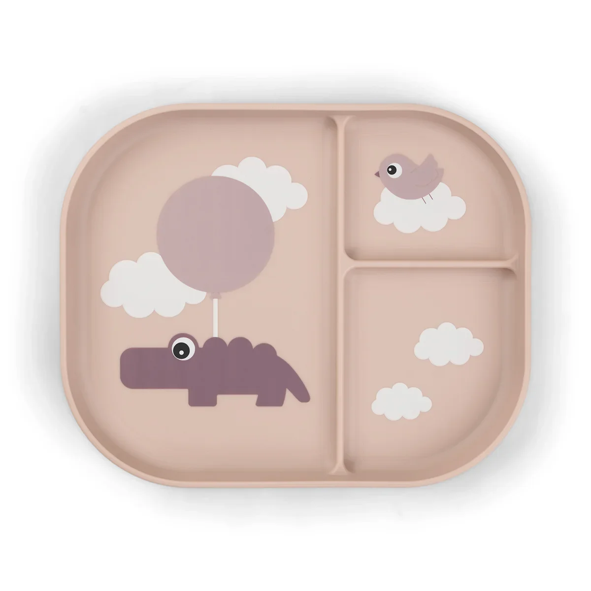 Done by  Deer Foodie plate med rom Happy clouds Powder