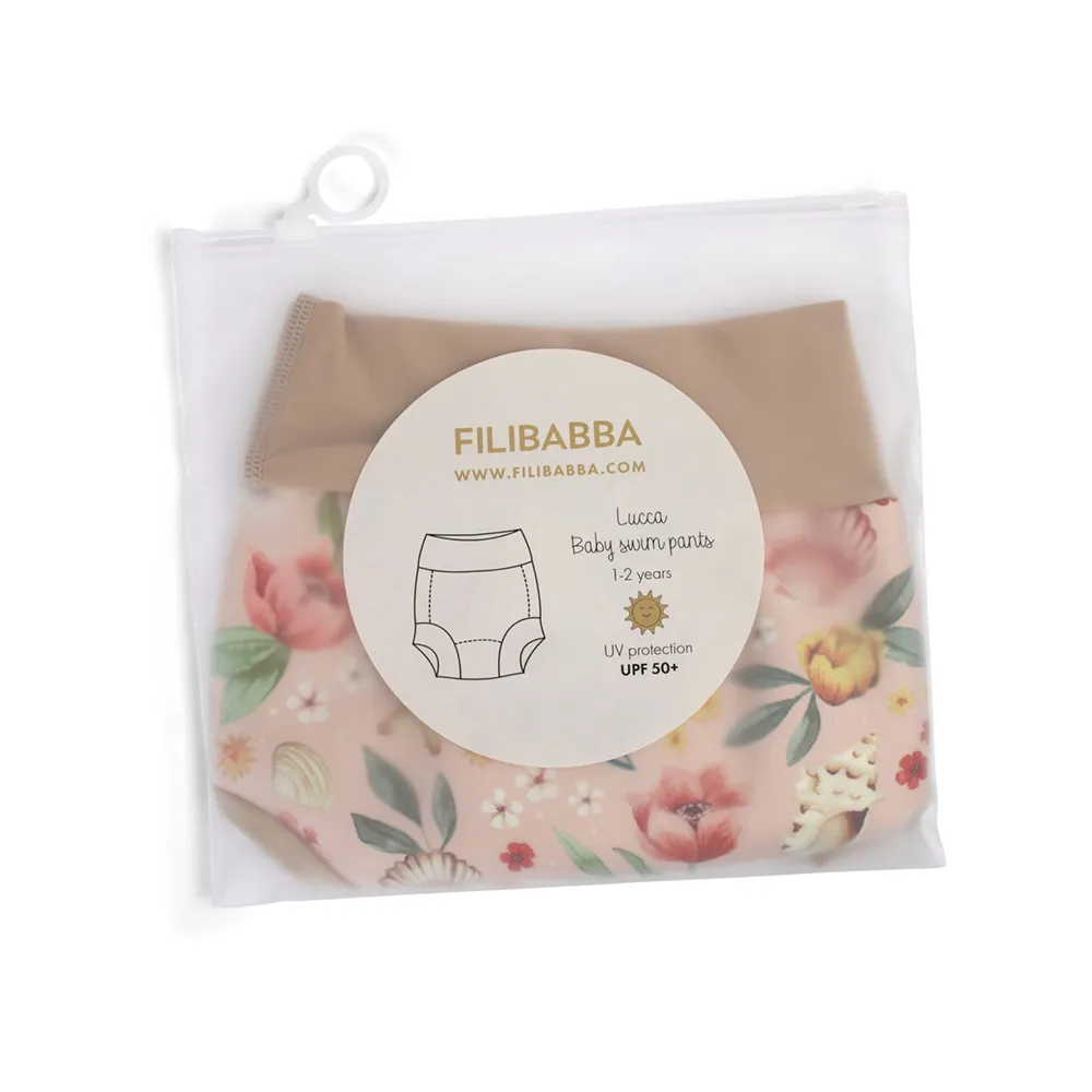 Filibabba Lucca Babybadetøy 1-2 år Ocean Blossom
