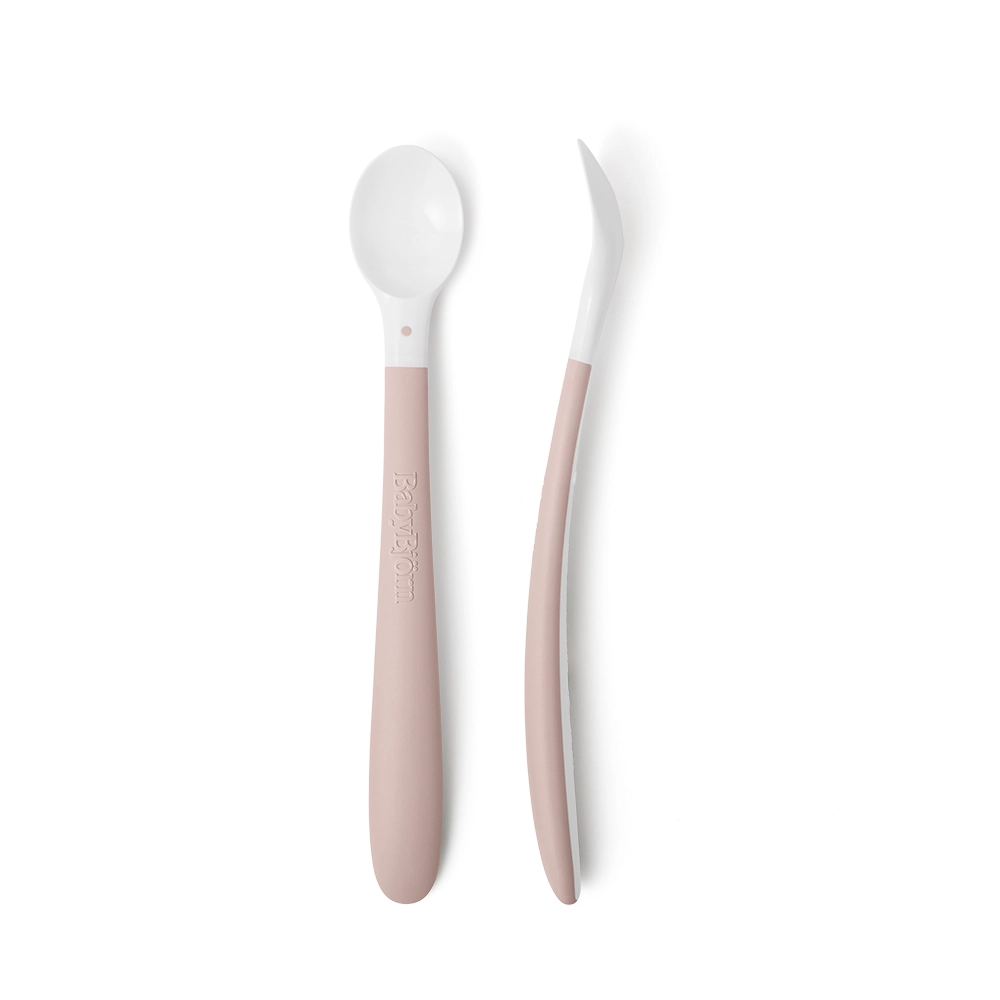 BabyBjörn skjeer 2-pakning Powder Pink