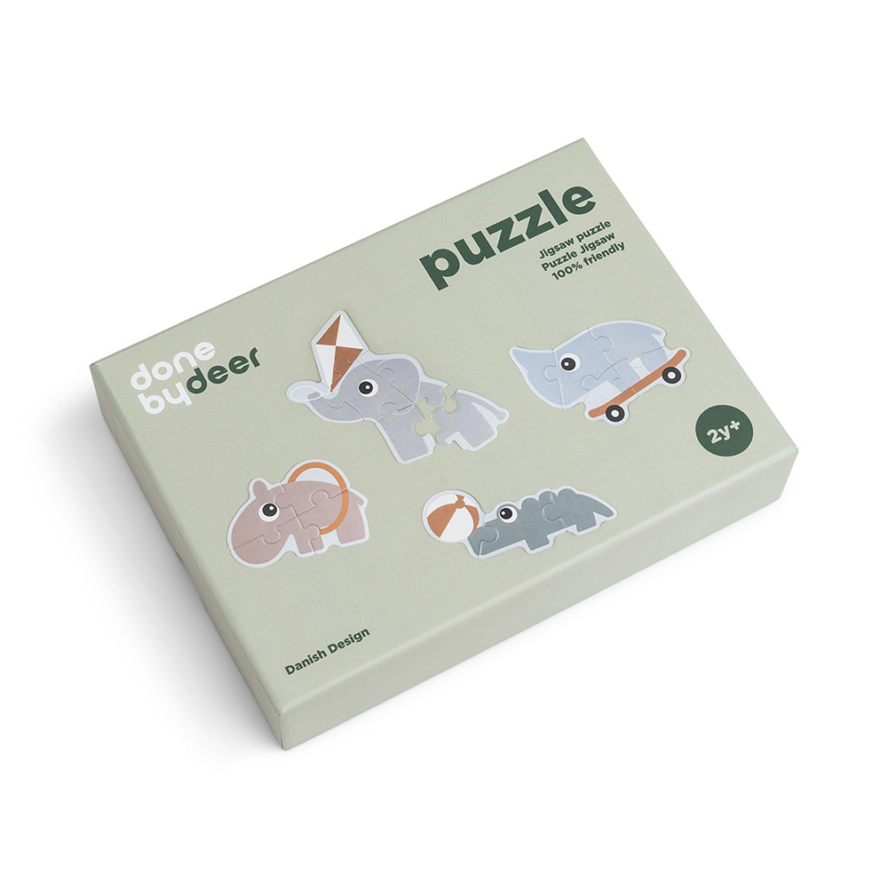 Done by Deer Jigsaw puslespill Playground Colour mix