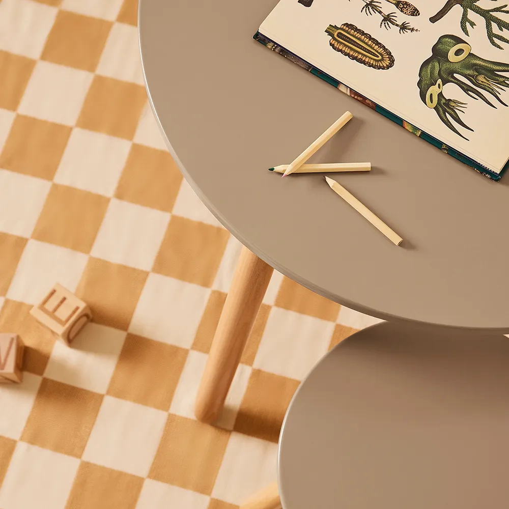 Kids Concept Bord og krakker lysebrunt