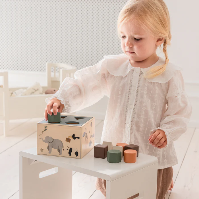 Sebra sorteringsboks i tre, World of Sebra