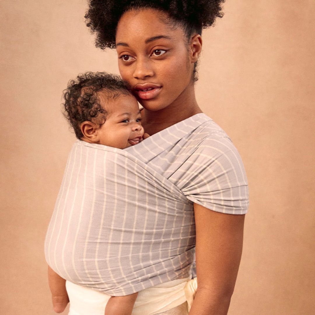 Ergobaby Aura Wrap bæresele Grå striper
