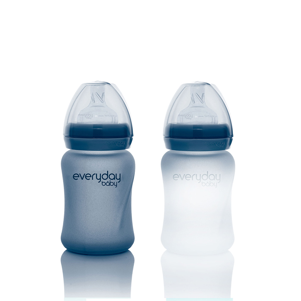 Everyday baby varmefølende tåteflaske - 150ml Blå