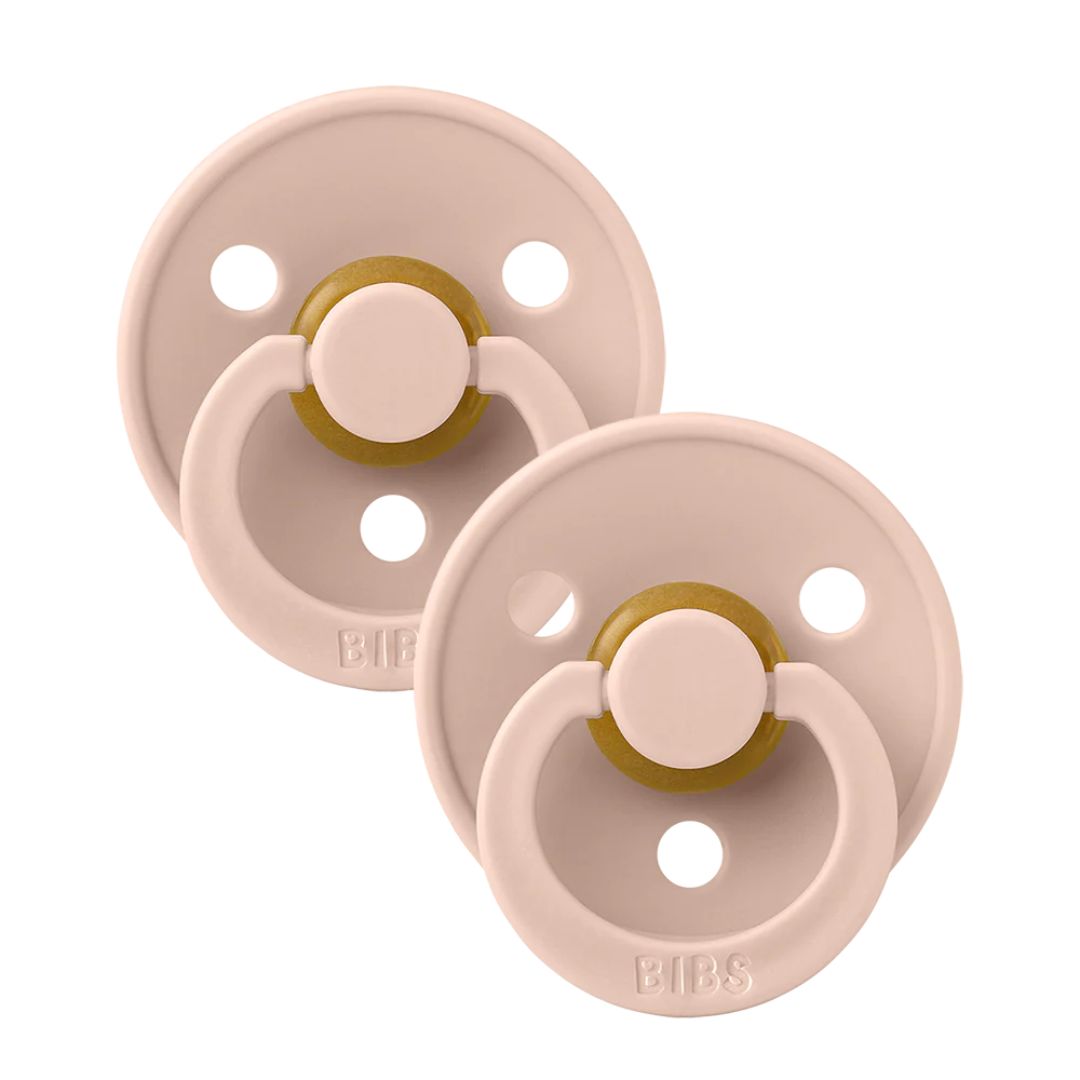BIBS smokk 2-pk 6-18m Blush/Blush