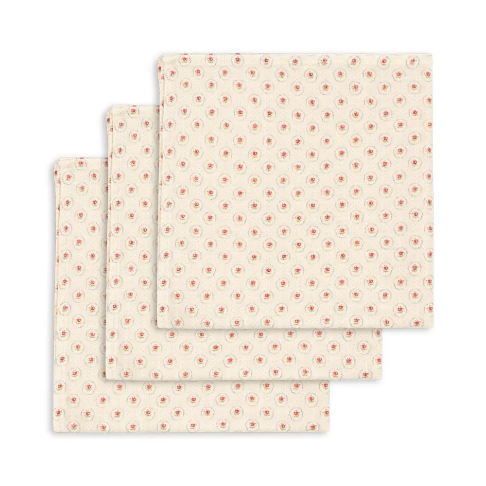 Konges Sløjd Musselinkluter 3-pakning GOTS Mirage