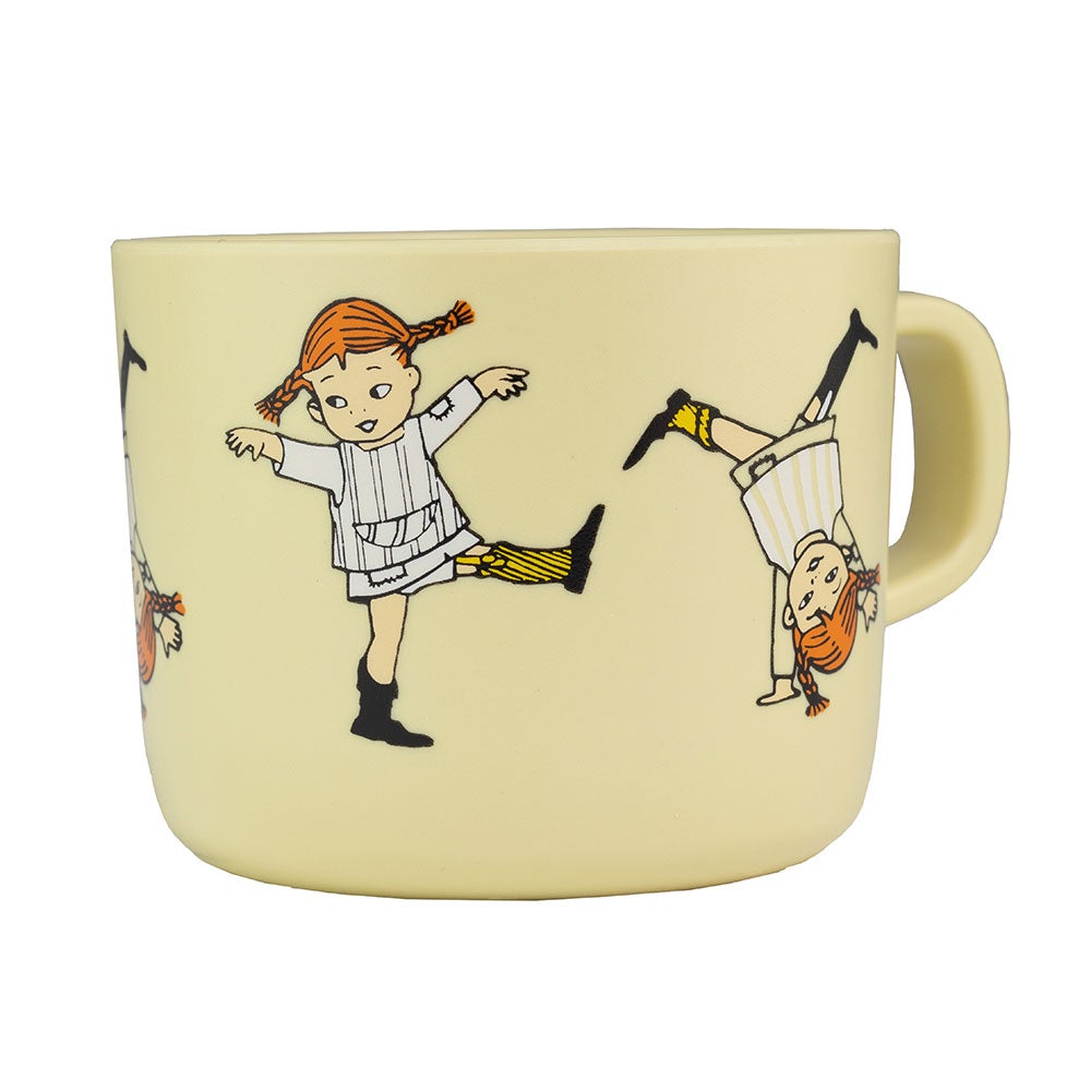 Rätt Start Pippi Sirkus Krus med hank gul