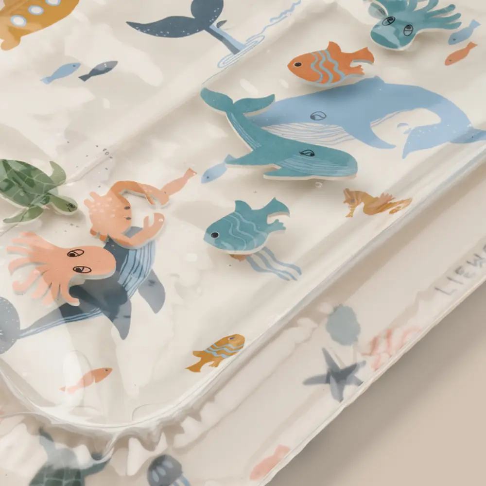 Liewood Elin Oppblåsbar Aktivitetsmatte Sjødyr / Sand