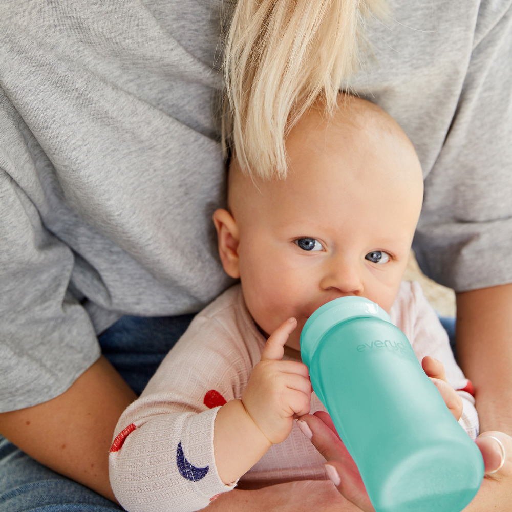 Everyday Baby tåteflaske Healthy + 240 ml - Mintgrønn